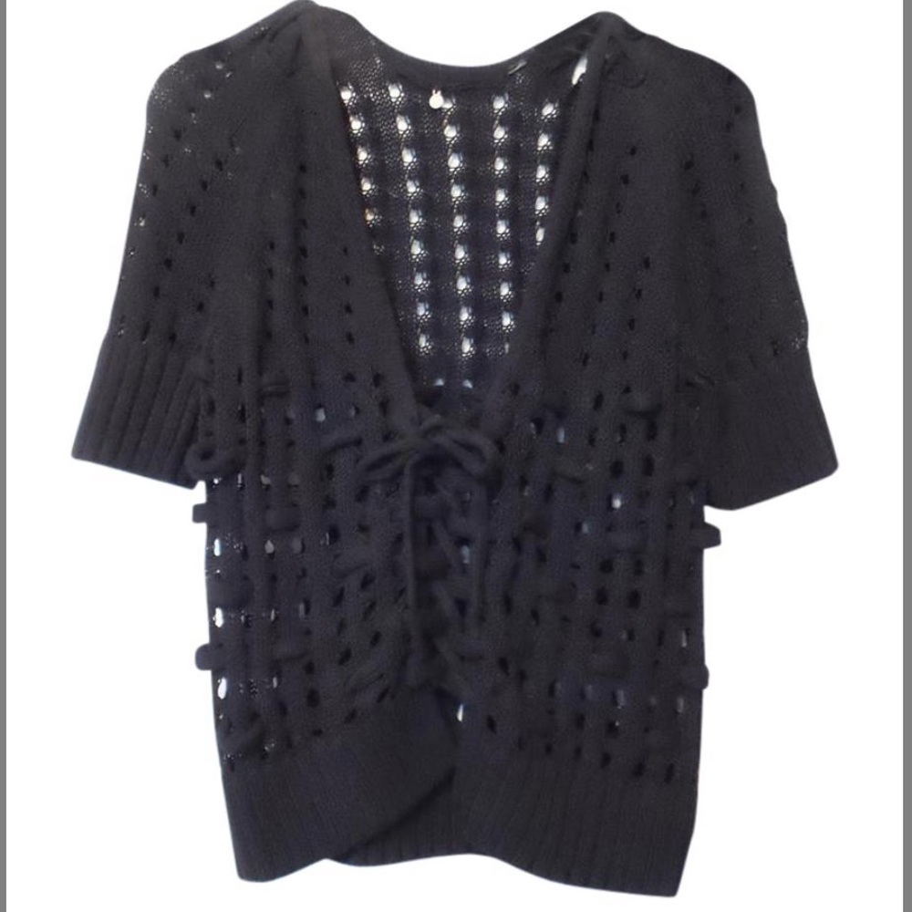 Anthropologie openwork sweater